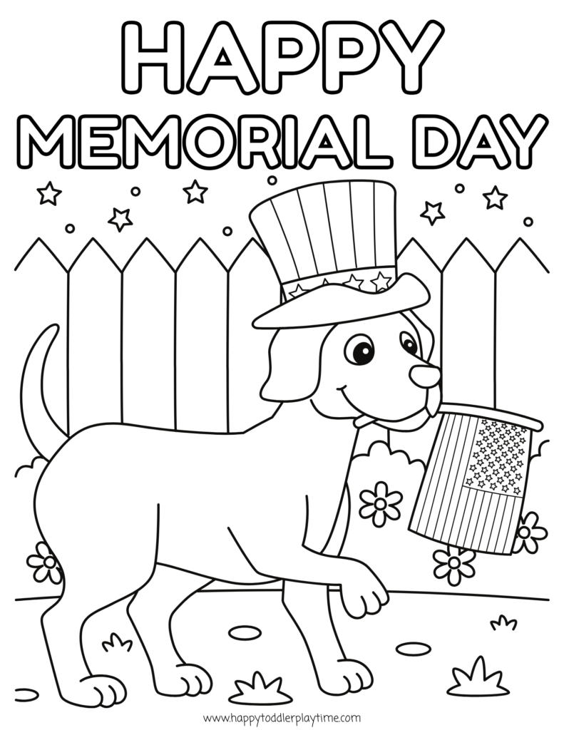 memorial day coloring pages