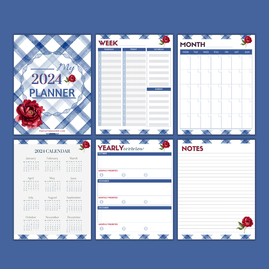 Free Printable Planner 2024 Grow Beauty With Ease