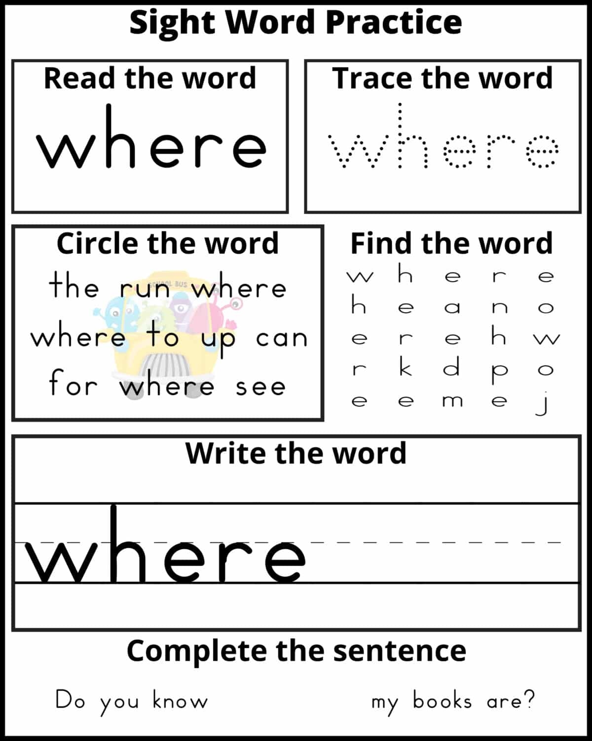 pre k free printable worksheets