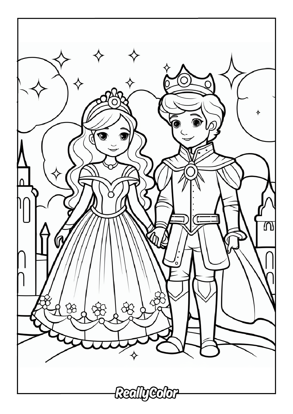 princess coloring sheets printable