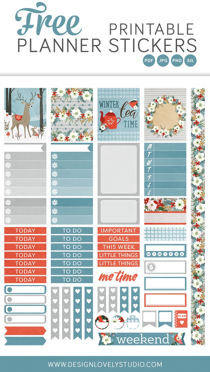 Free Printable Winter Planner Stickers Design Lovely Studio Free Printable Winter Planner Stickers Design Lovely Studio