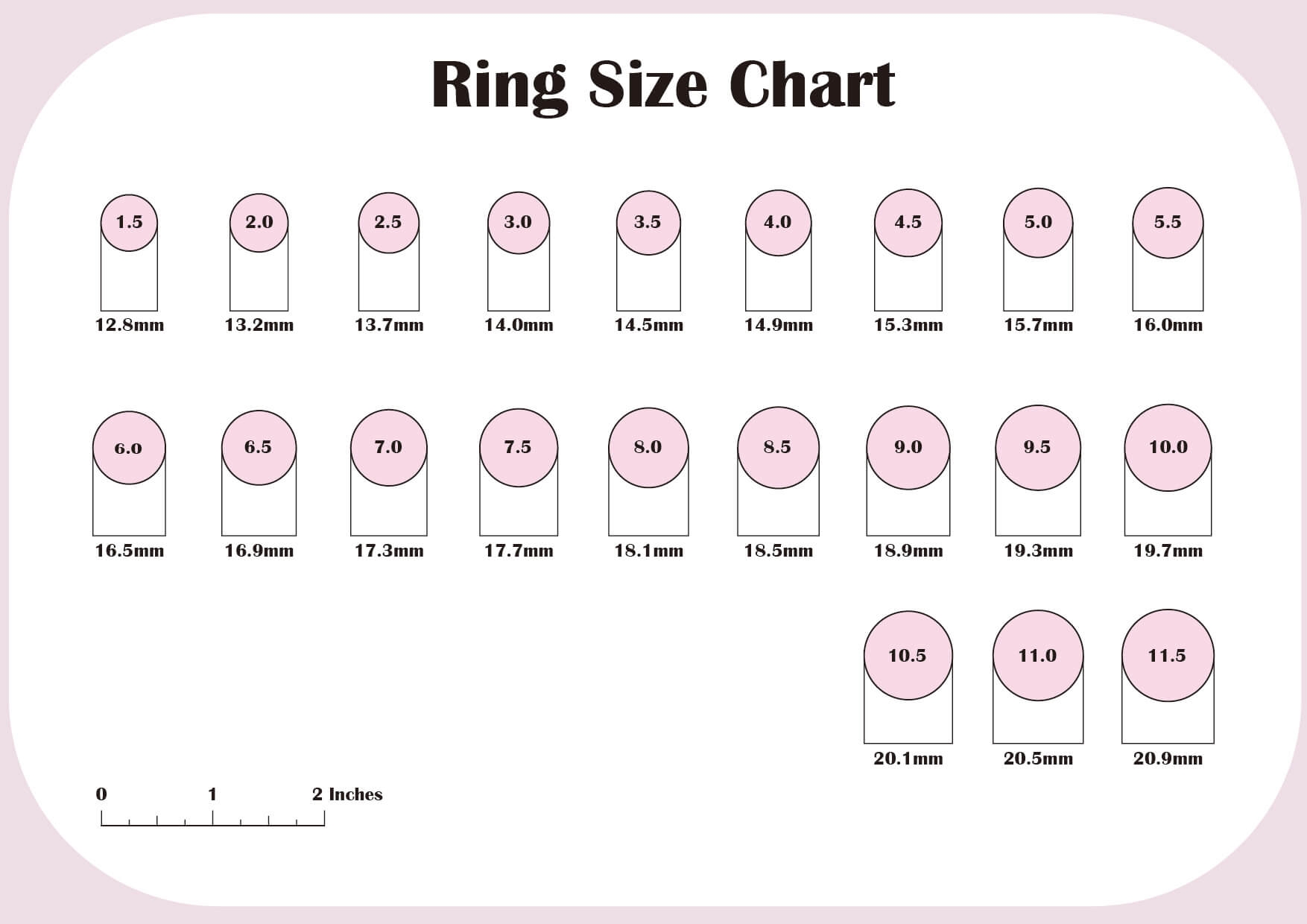 Free Ring Sizer Chart Try On Online How To Tell Size Easily