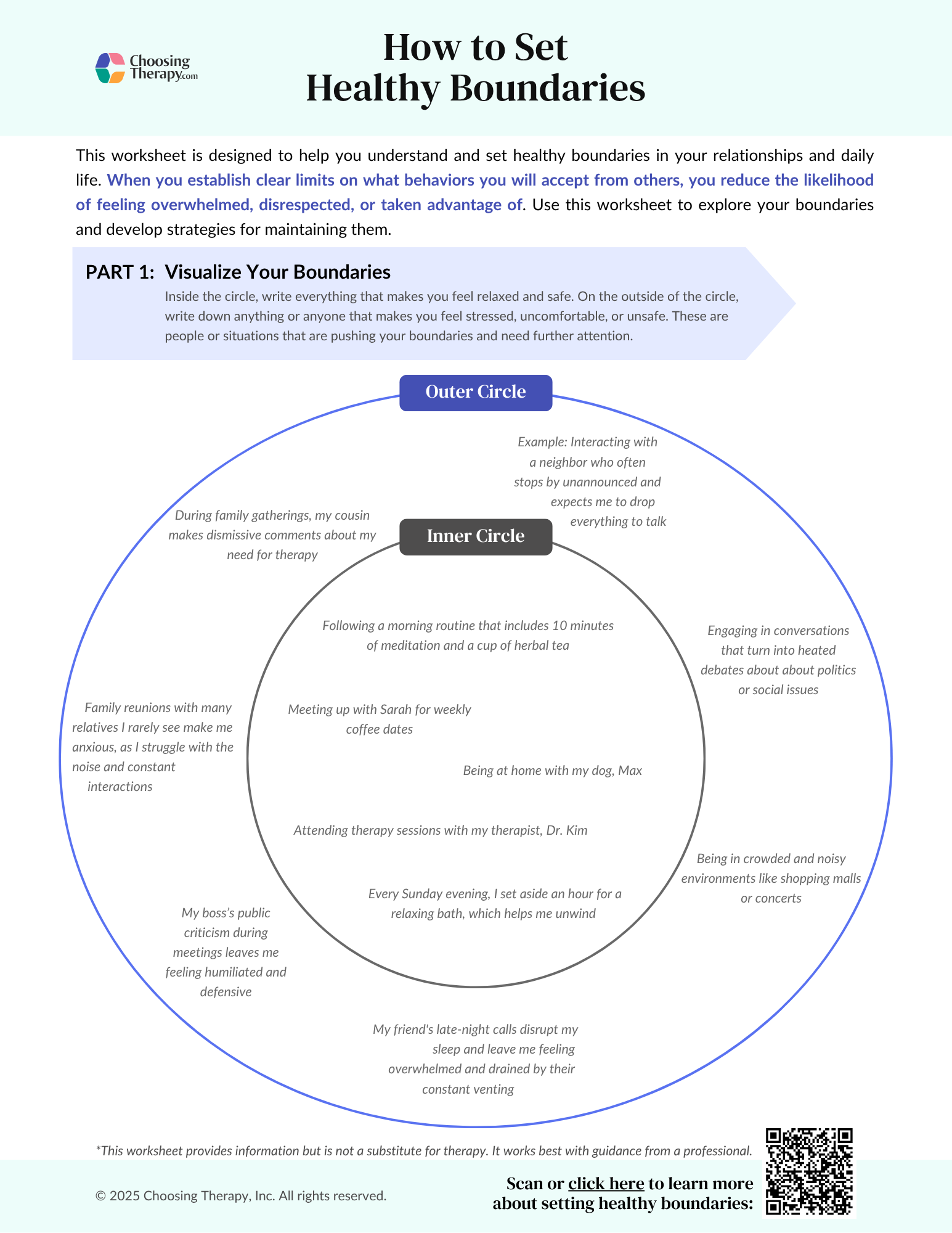 Free Setting Boundaries Worksheet PDF Download ChoosingTherapy Free Setting Boundaries Worksheet PDF Download ChoosingTherapy