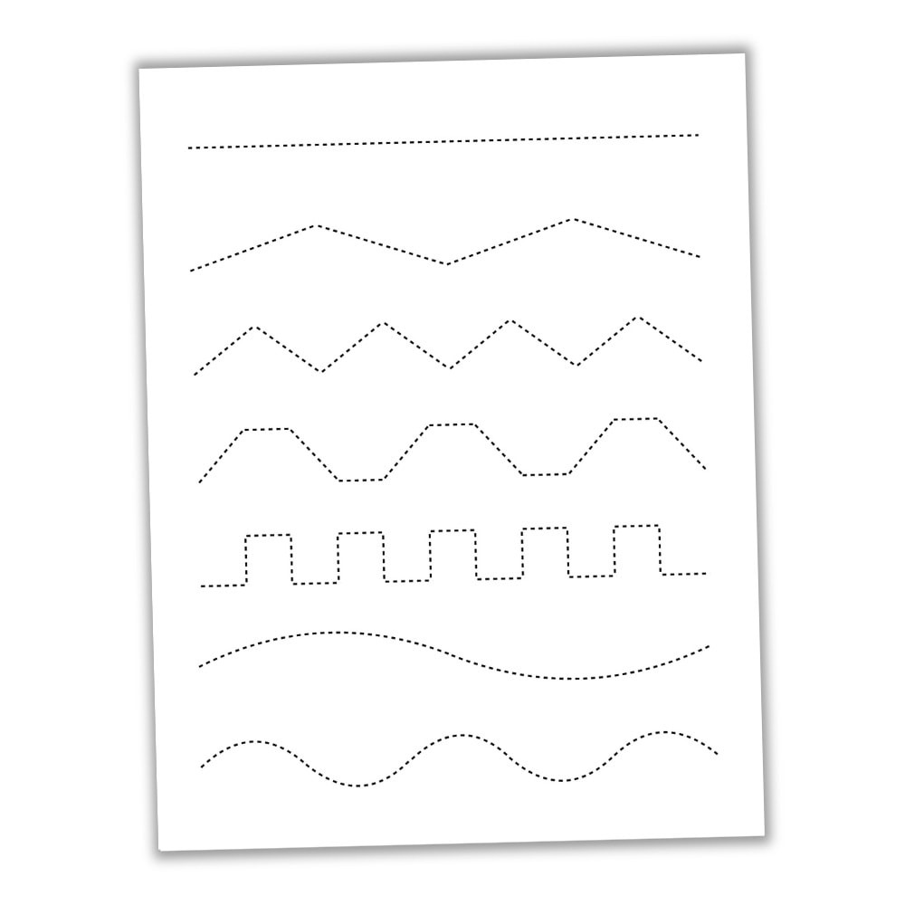 Free Tracing Cutting Worksheets The Craft at Home Family