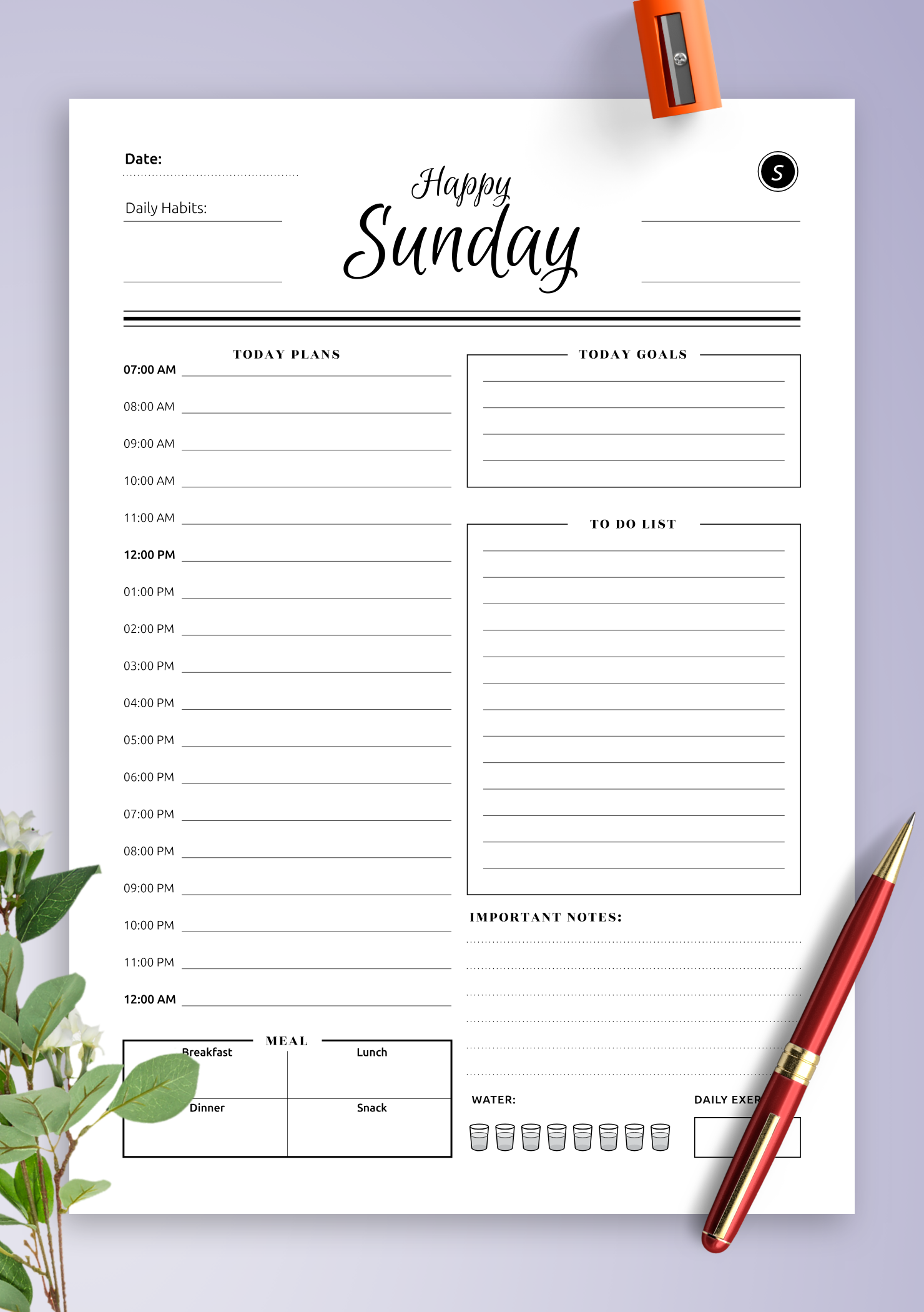 Get A Daily Planner 5 in 1 Bundle Boost Focus Stay Organized