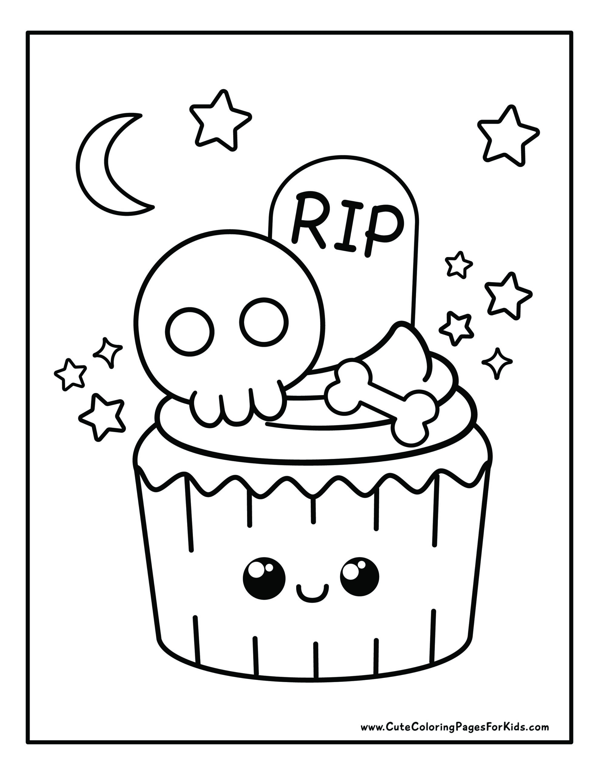 cute coloring pages halloween
