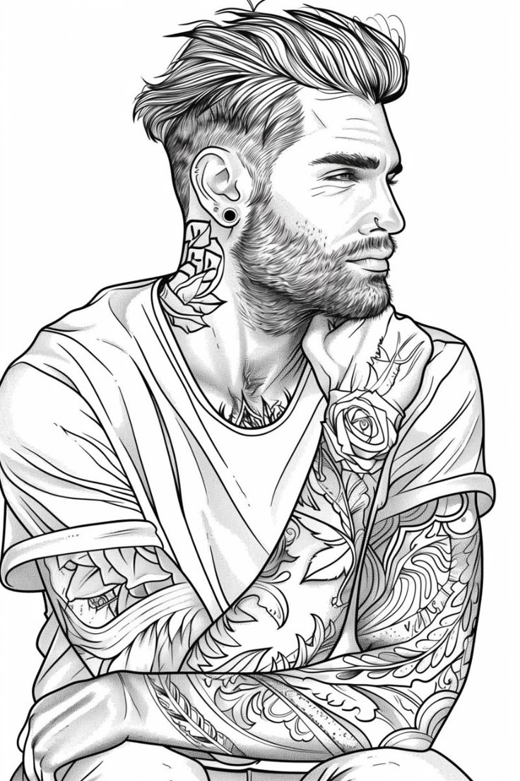 tattoo coloring pages