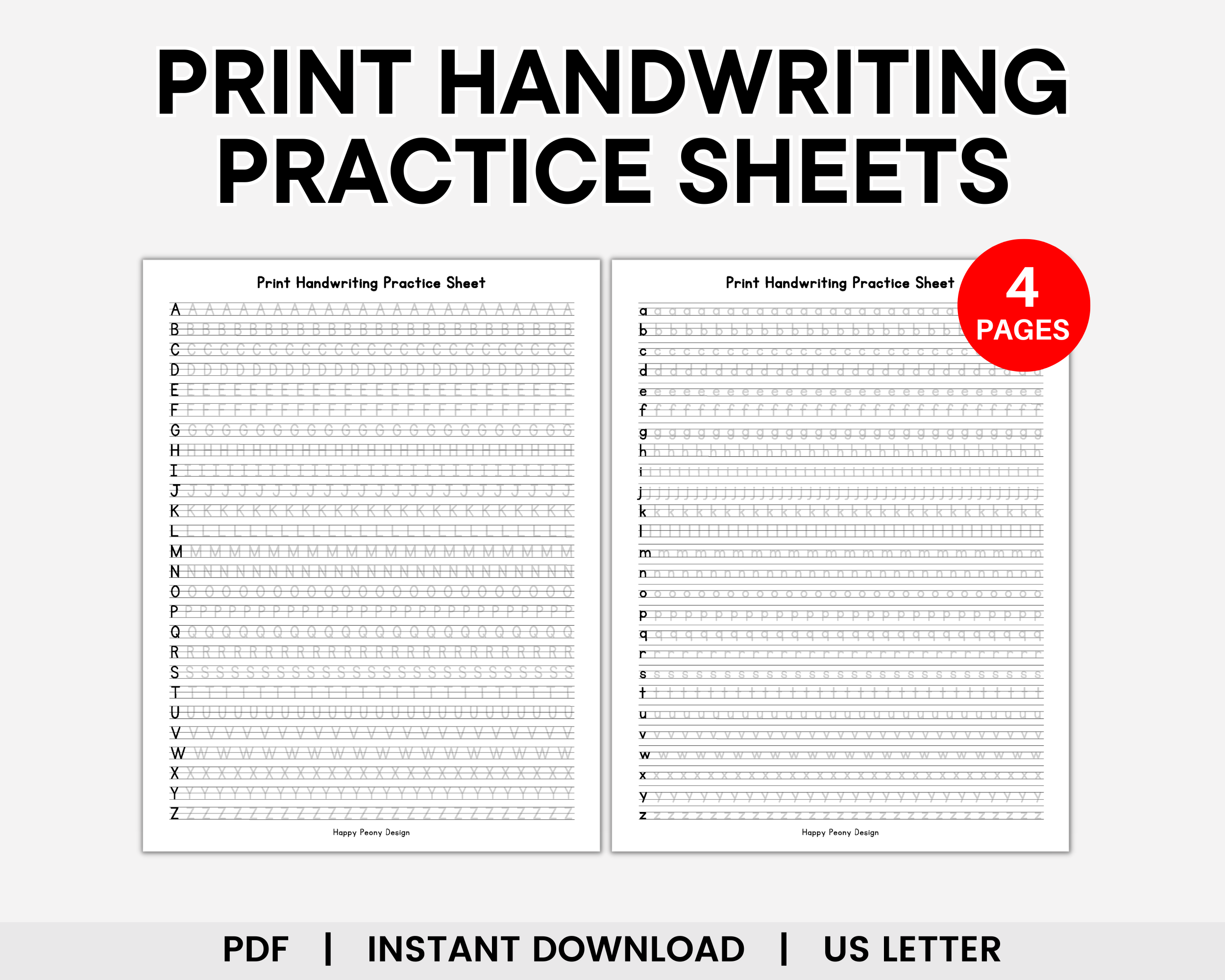 printable handwriting worksheet