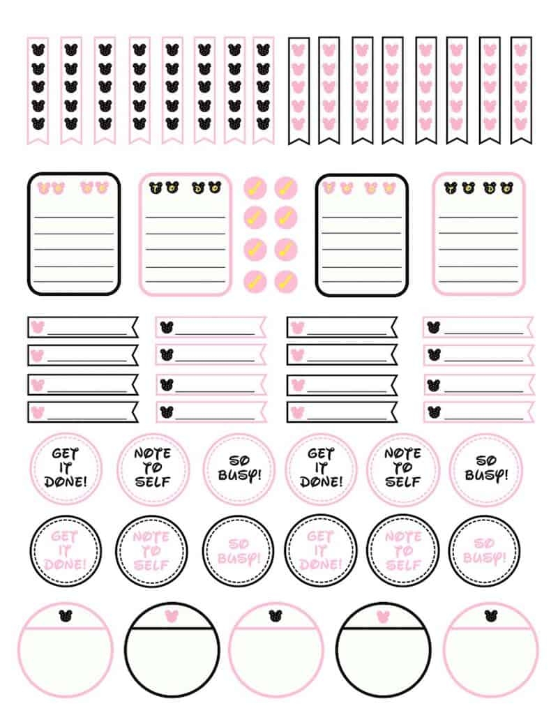 free planner printable stickers free planner printable stickers