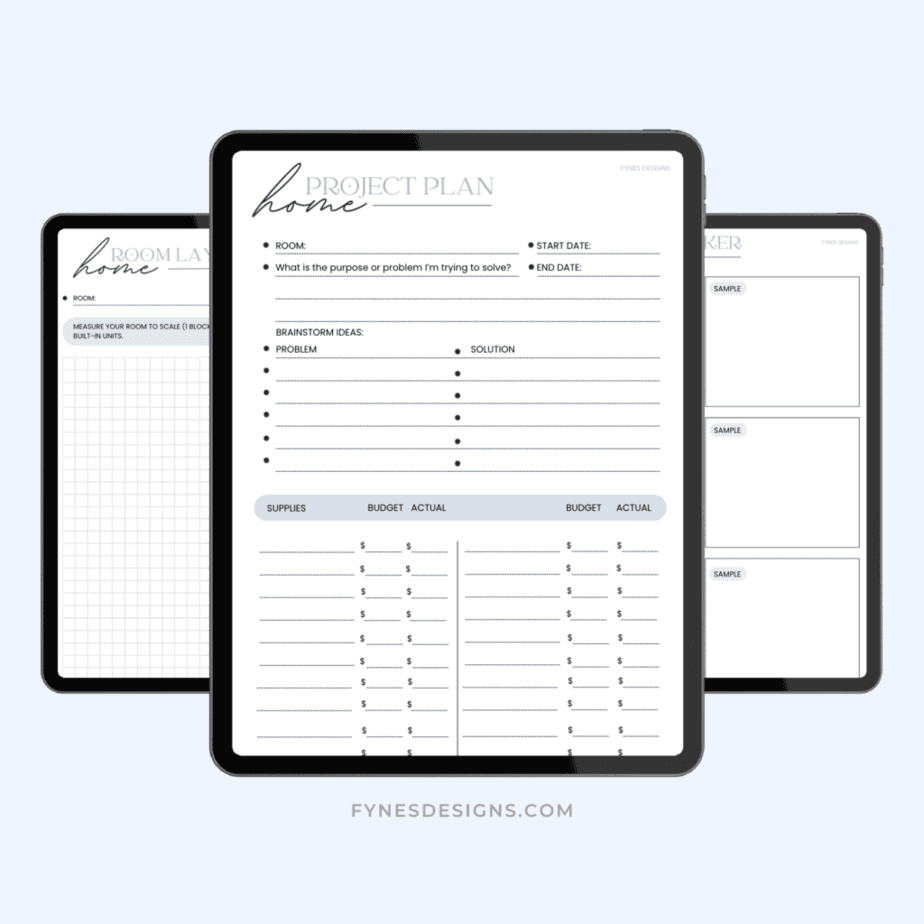 Home Makeover Project Plan Free Printable Guide Fynes Designs Home Makeover Project Plan Free Printable Guide Fynes Designs