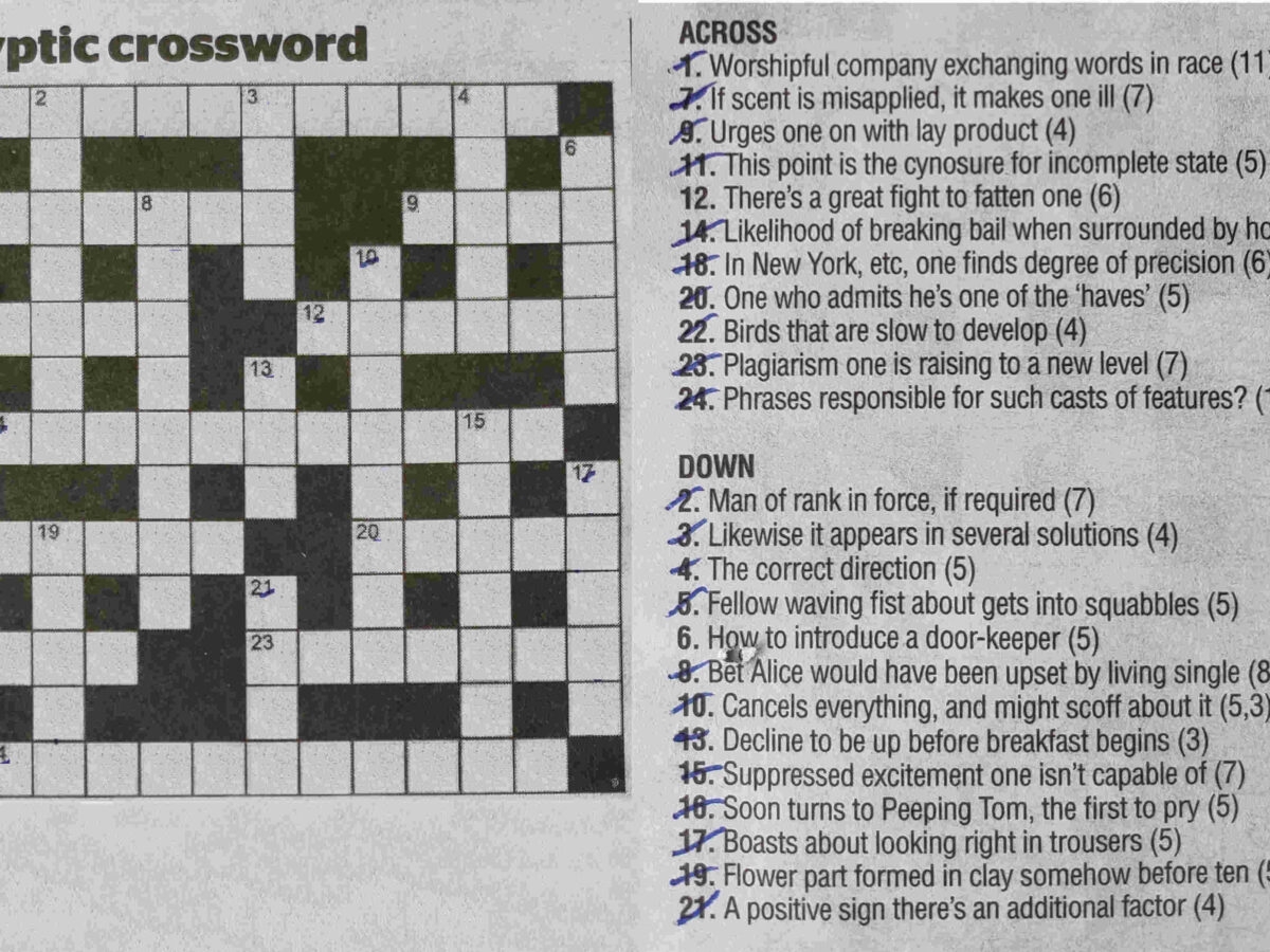 cryptic crossword puzzles printable cryptic crossword puzzles printable