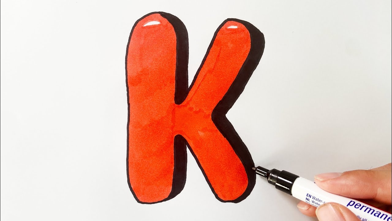 bubble letters k bubble letters k