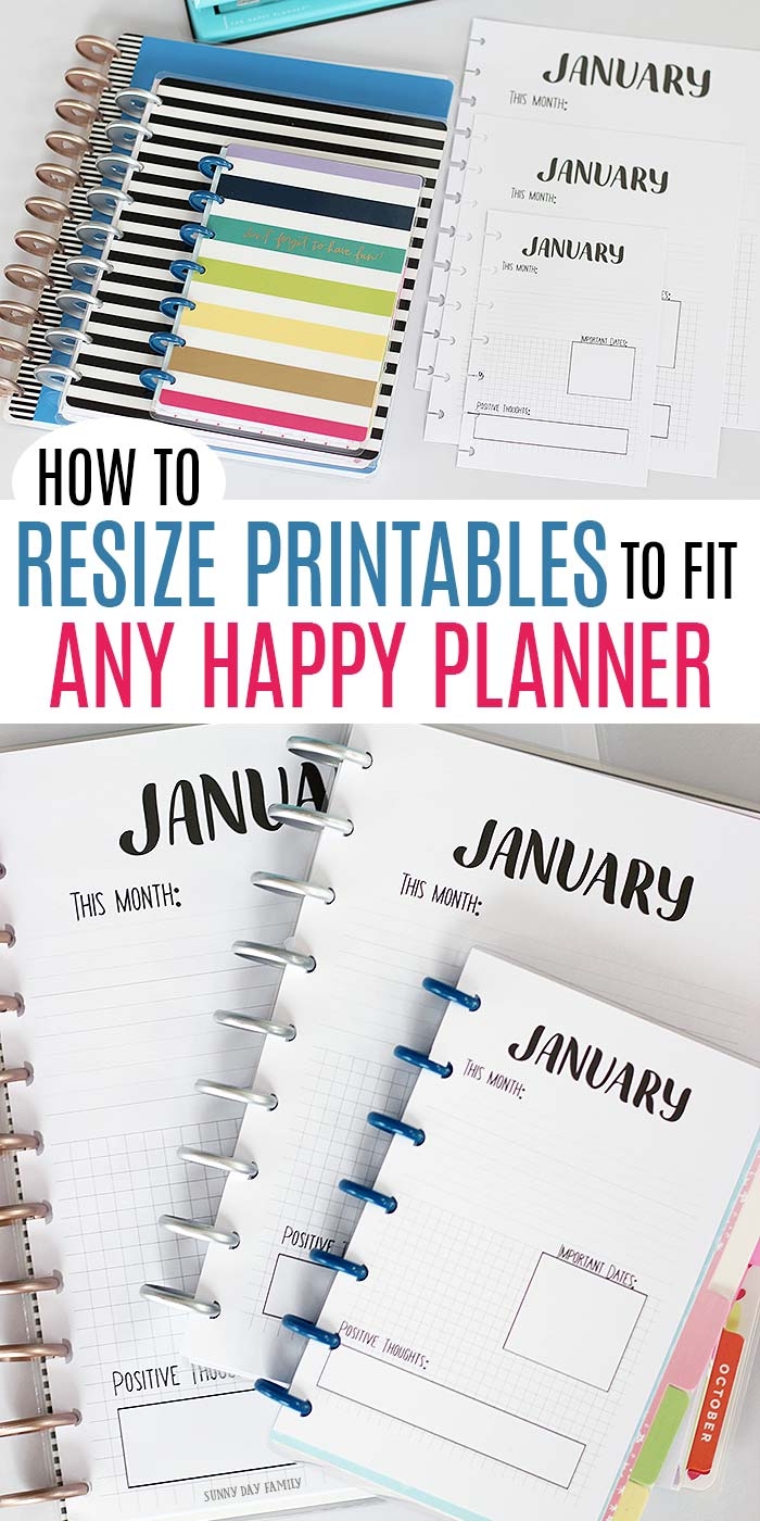 How To Resize Printables To Fit Any Happy Planner Size with VIDEO Sunny Day Family How To Resize Printables To Fit Any Happy Planner Size with VIDEO Sunny Day Family