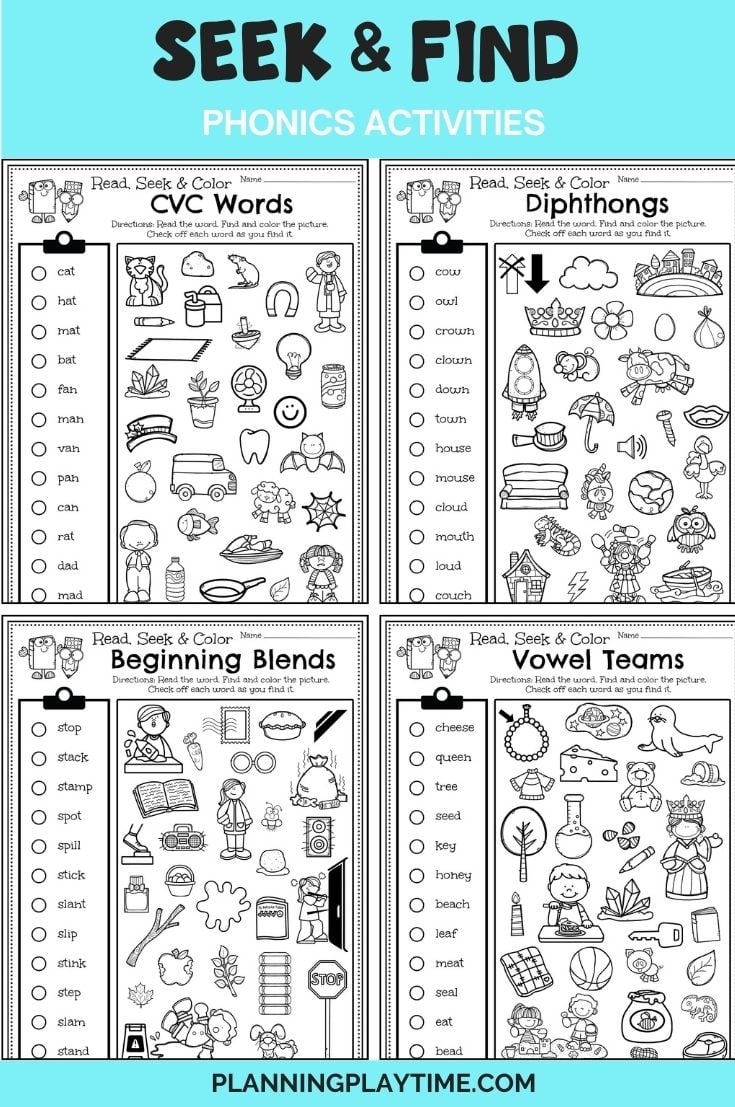 I Spy Phonics Read Seek And Color Interactive Worksheets Planning Playtime I Spy Phonics Read Seek And Color Interactive Worksheets Planning Playtime