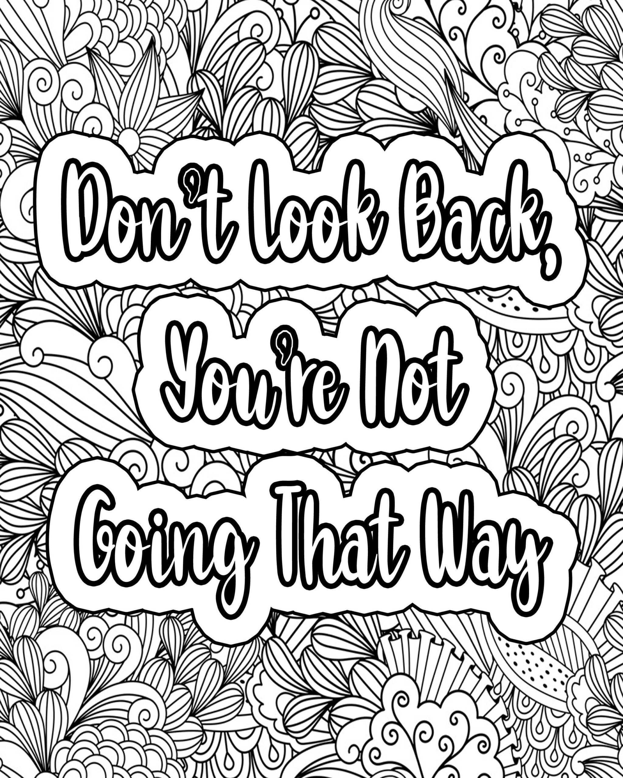 inspirational coloring sheets