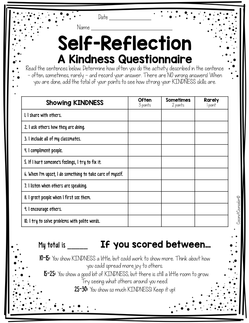 Kindness Worksheets Made By Teachers Kindness Worksheets Made By Teachers