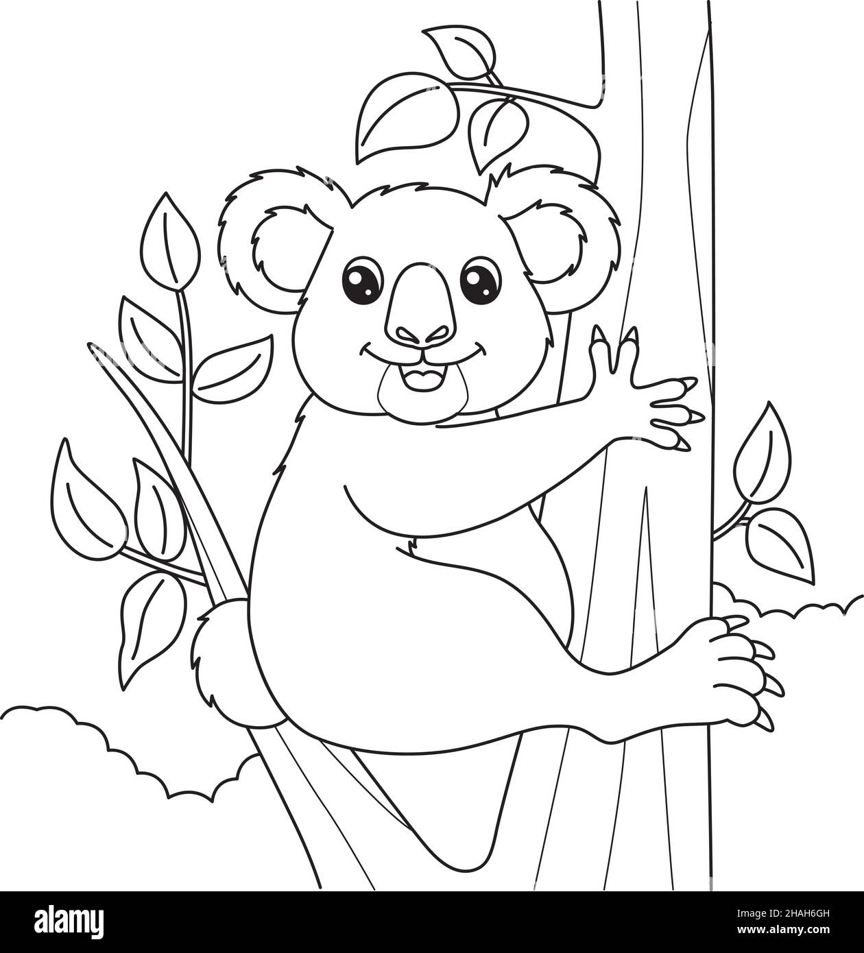 koala coloring page