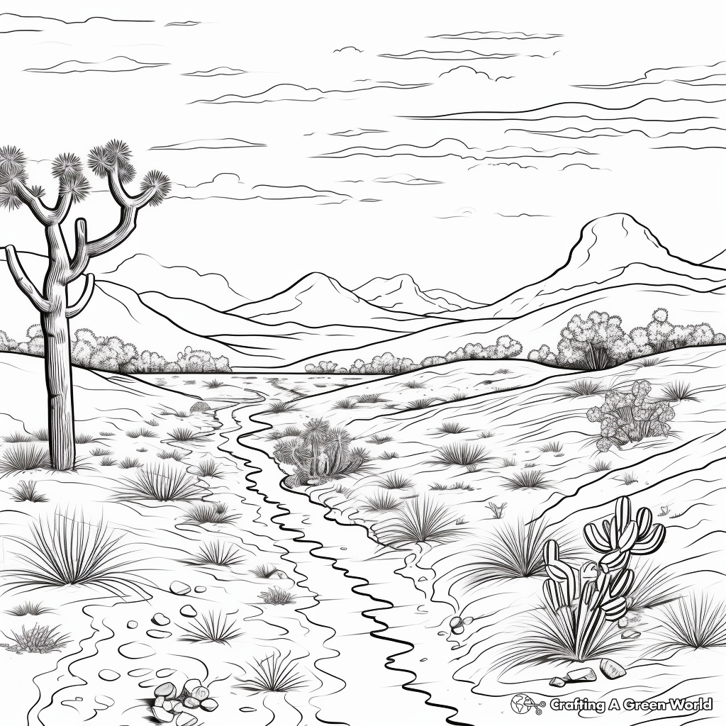 Landscape Coloring Pages Free Printable 