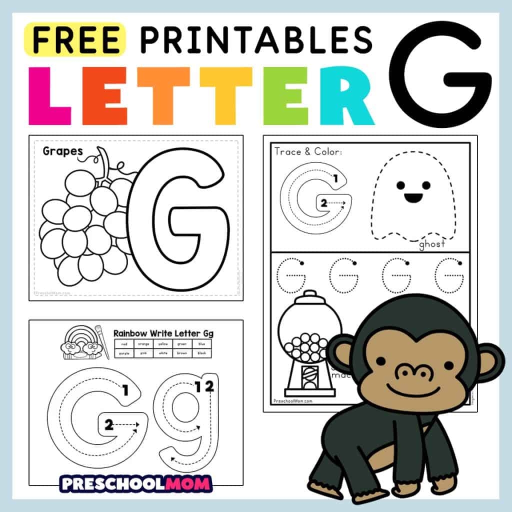 Letter G Preschool Printables Preschool Mom Letter G Preschool Printables Preschool Mom