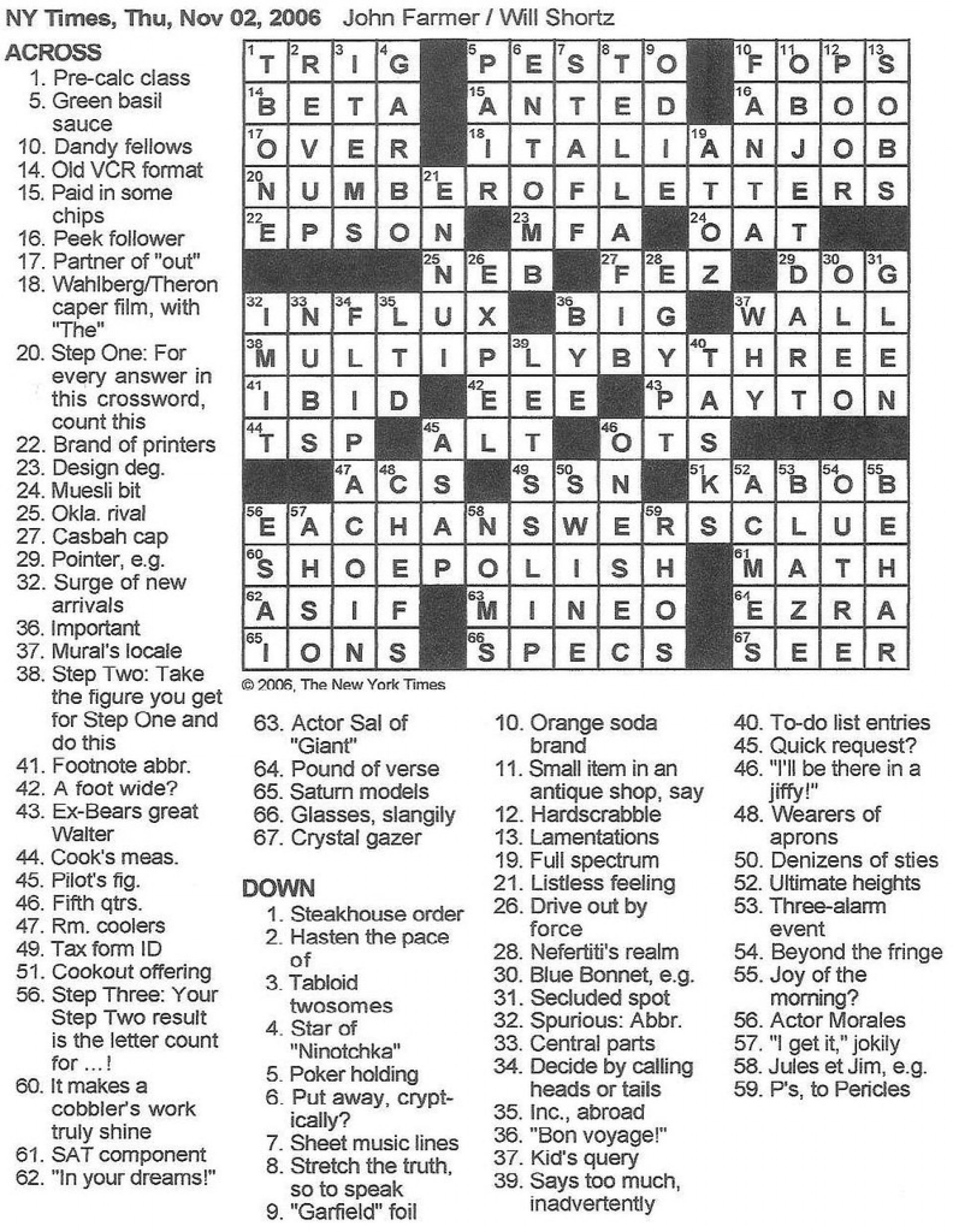 Merl Reagle Crosswords