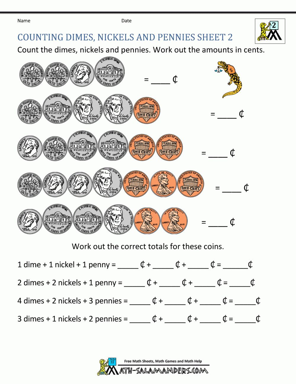free printable 2nd grade math worksheets