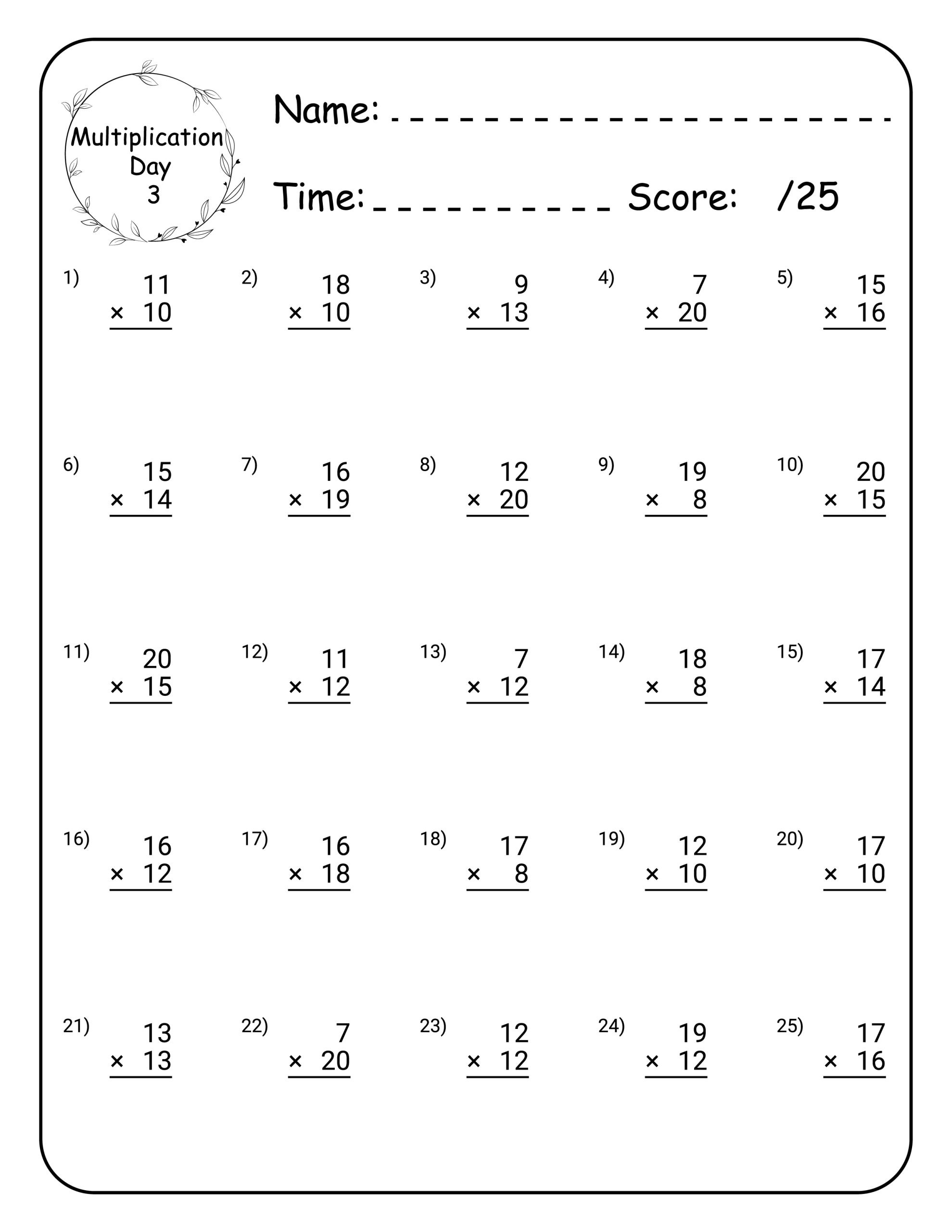 5th grade printable worksheets