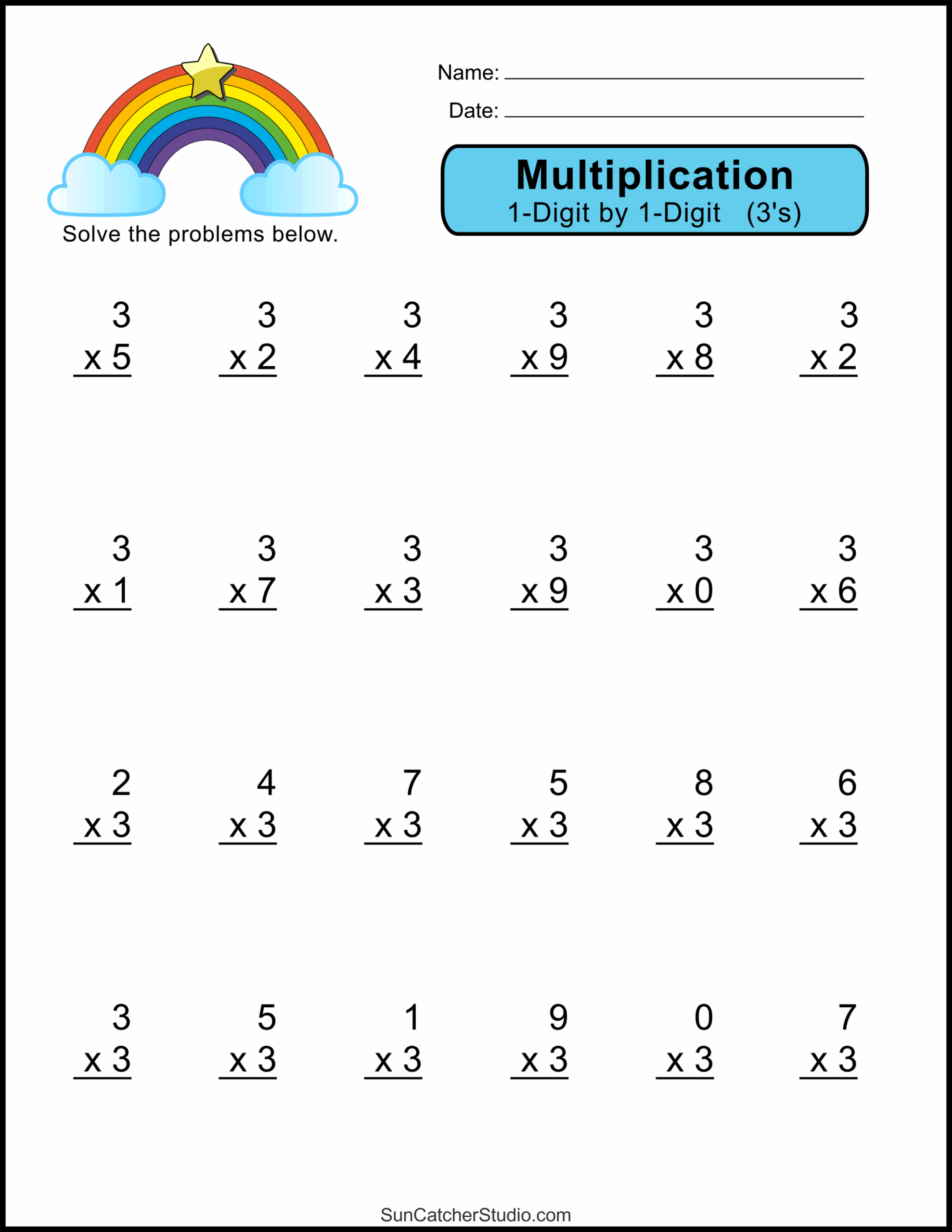 multiplication worksheets grade 4 printable