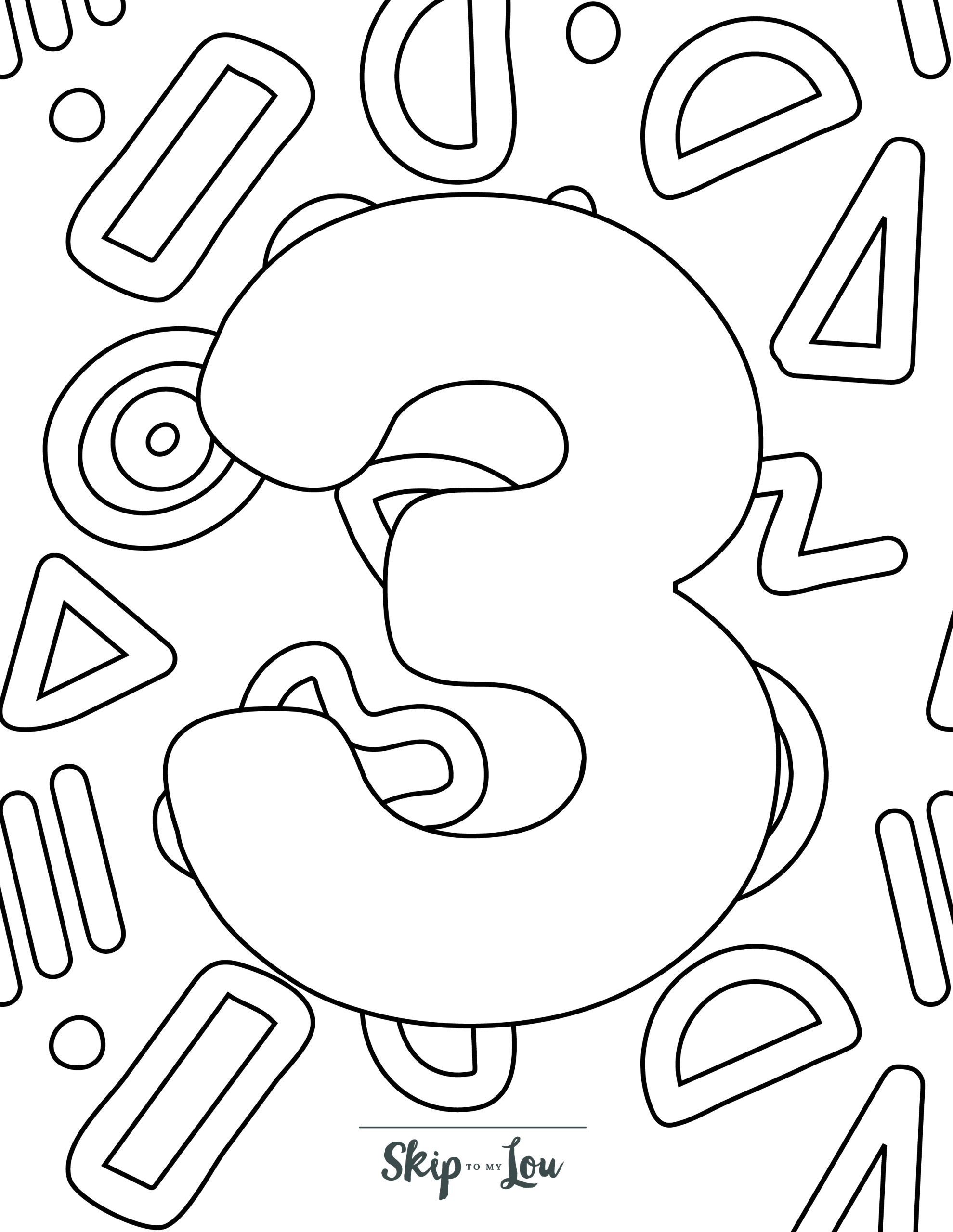 printables of numbers