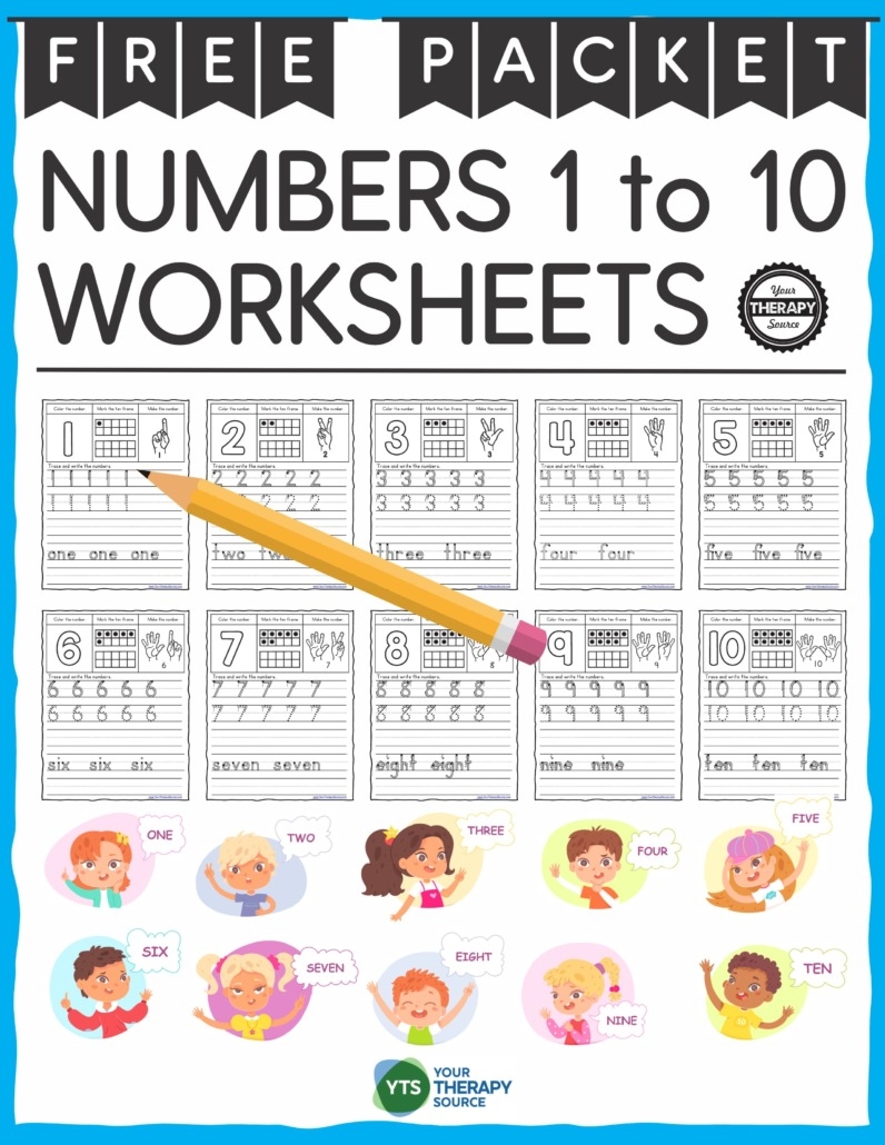 free printable number tracing worksheets