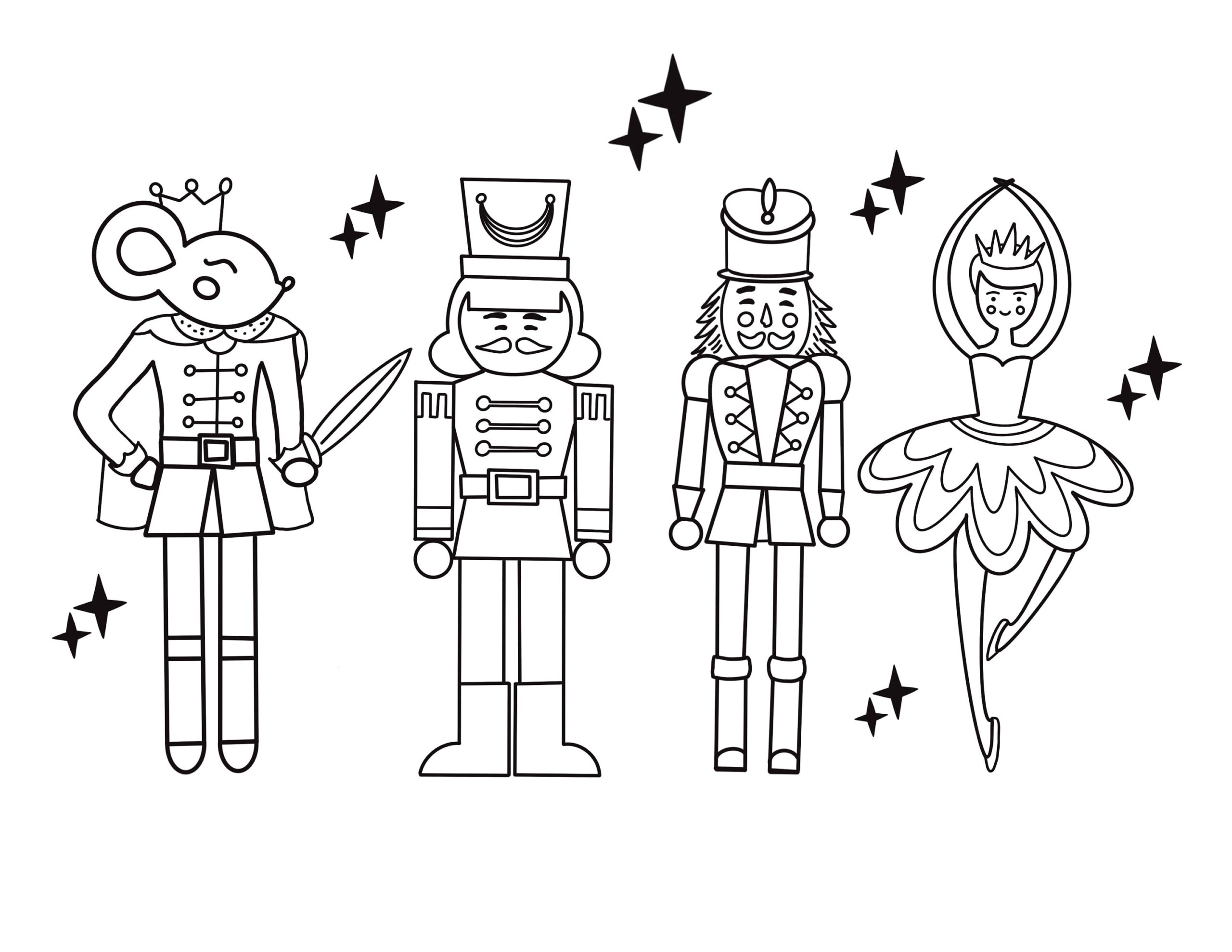 Nutcracker Christmas Coloring Page Kids Activity PDF Etsy Nutcracker Christmas Coloring Page Kids Activity PDF Etsy