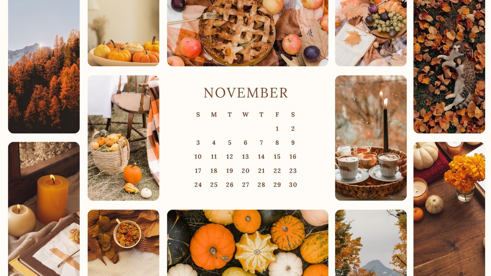 Page 4 Free Customizable Autumn Desktop Wallpaper Templates Canva