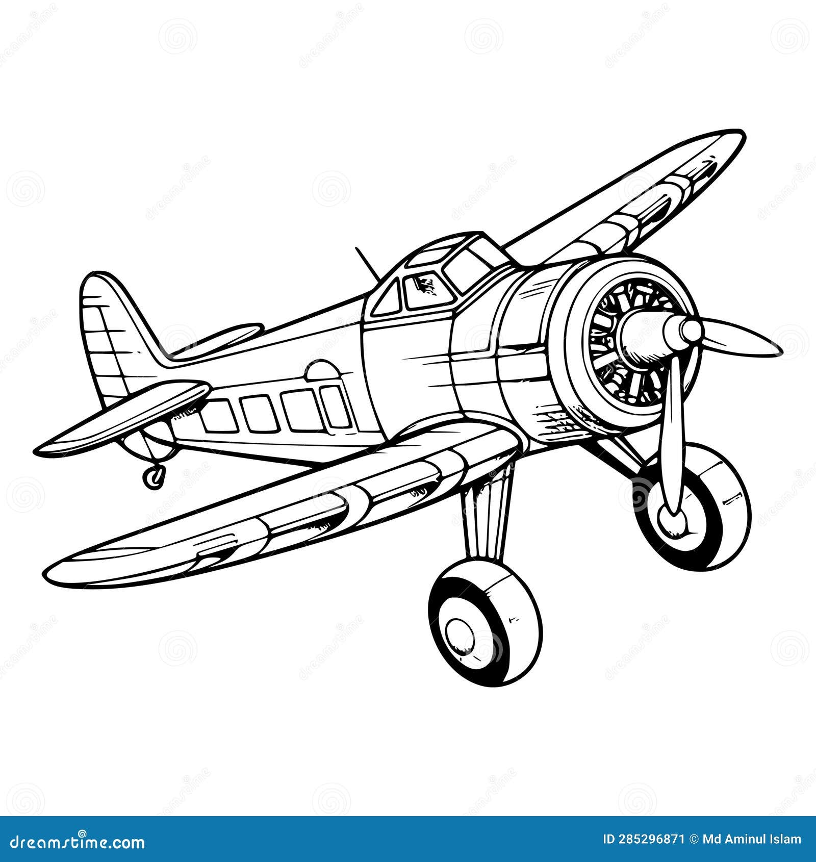 Plane Coloring Pages Drawing For Kids Stock Vector Illustration Of Realistic Army 285296871 Plane Coloring Pages Drawing For Kids Stock Vector Illustration Of Realistic Army 285296871