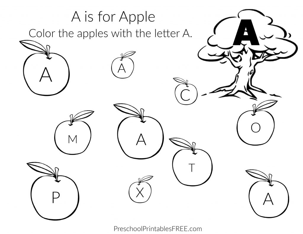 free printable preschool worksheets letters