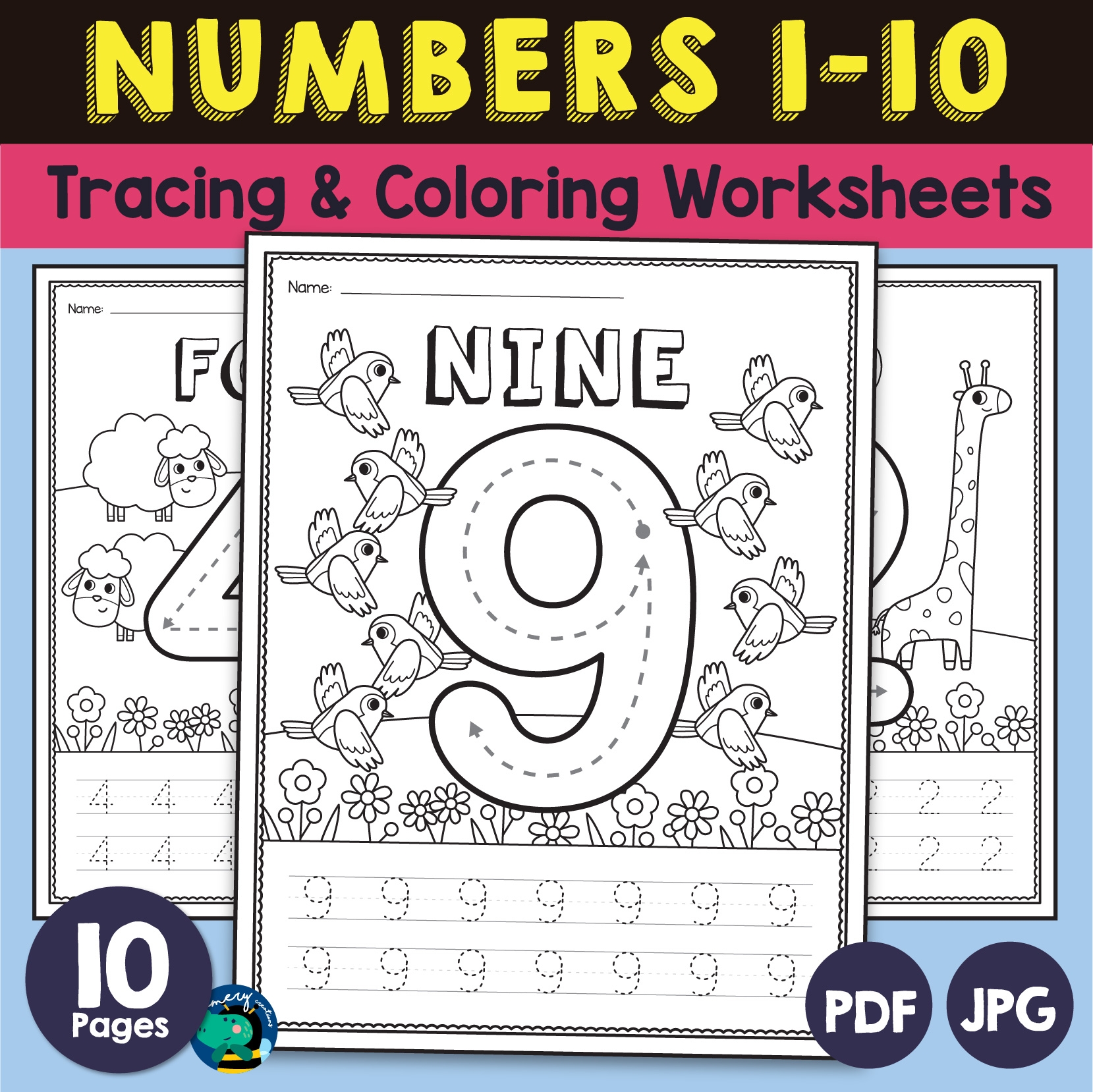 printable number worksheets