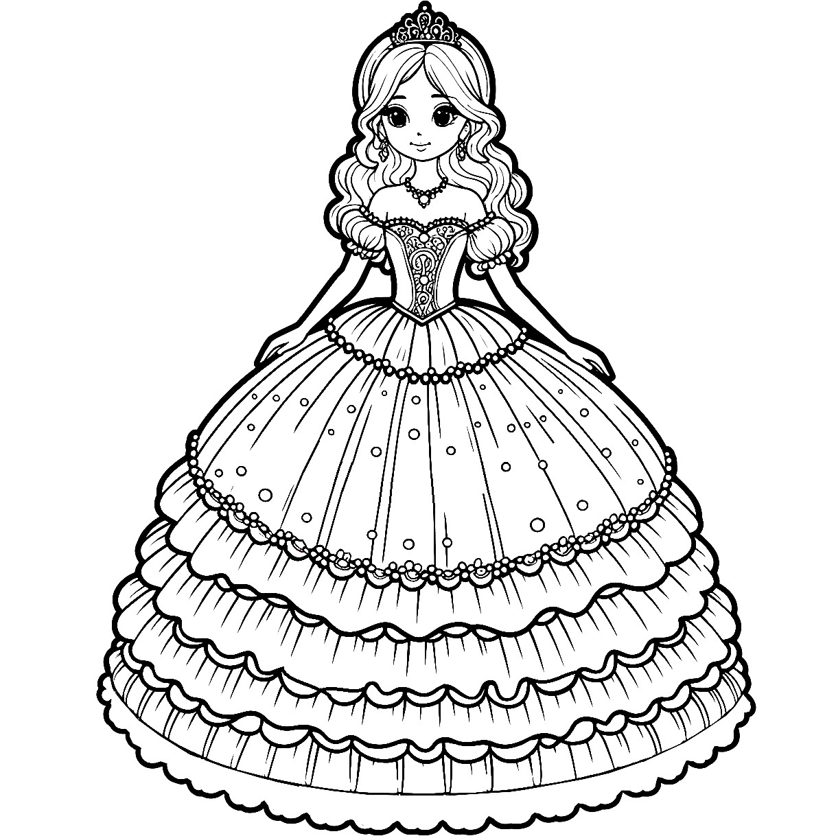 princess coloring pages printable