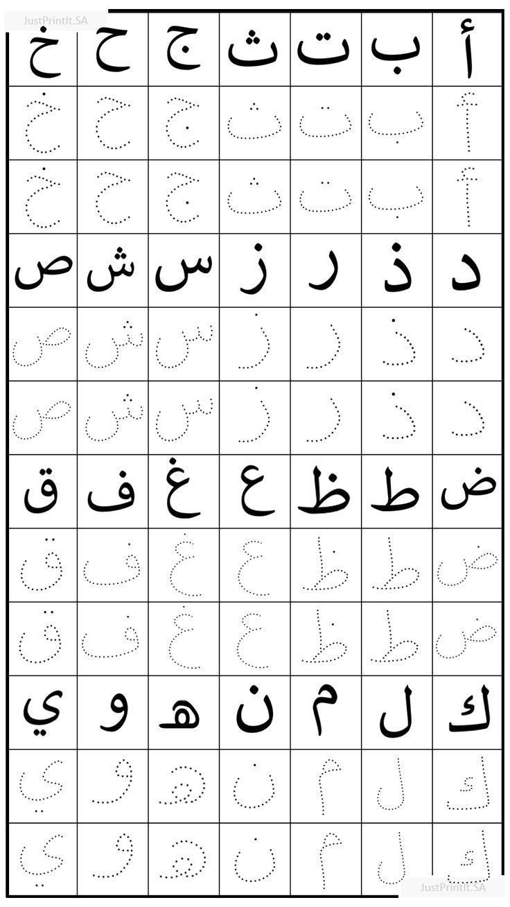 Printable Arabic Alphabet Printable World Holiday E26 Printable Arabic Alphabet Printable World Holiday E26