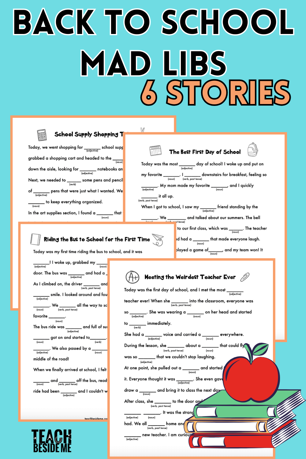 mad libs free printable worksheets