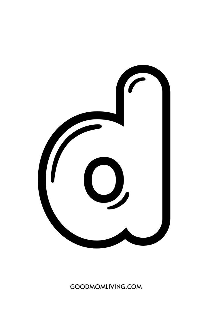 d in bubble letters d in bubble letters