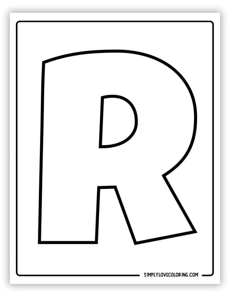 Printable Bubble Letters Free PDF Printables Simply Love Coloring
