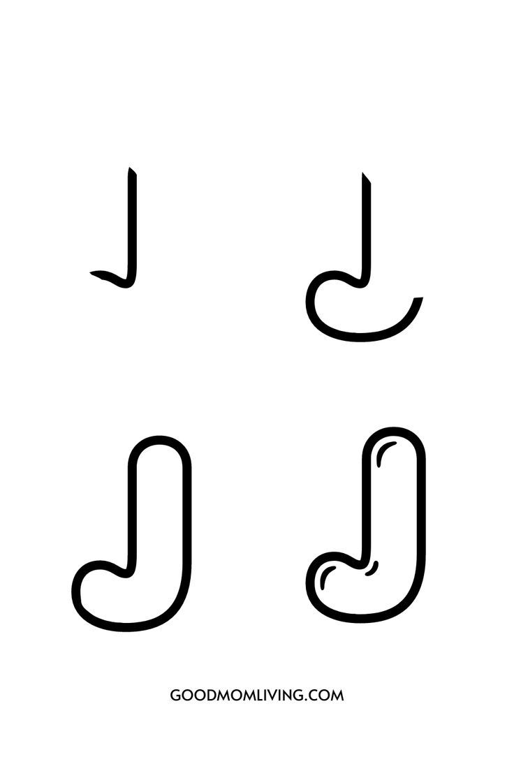 Printable Coloring Pages Letter J Bubble Letters