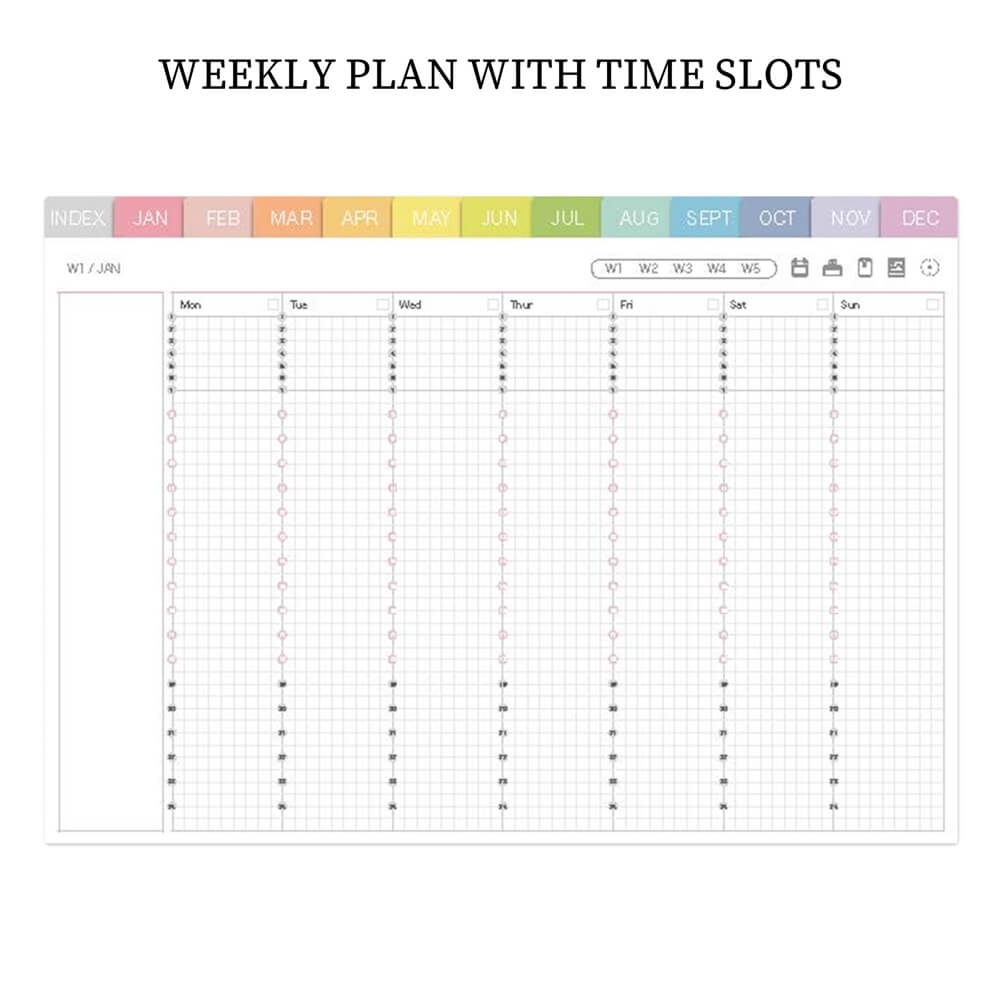 daily planner with time slots printable daily planner with time slots printable