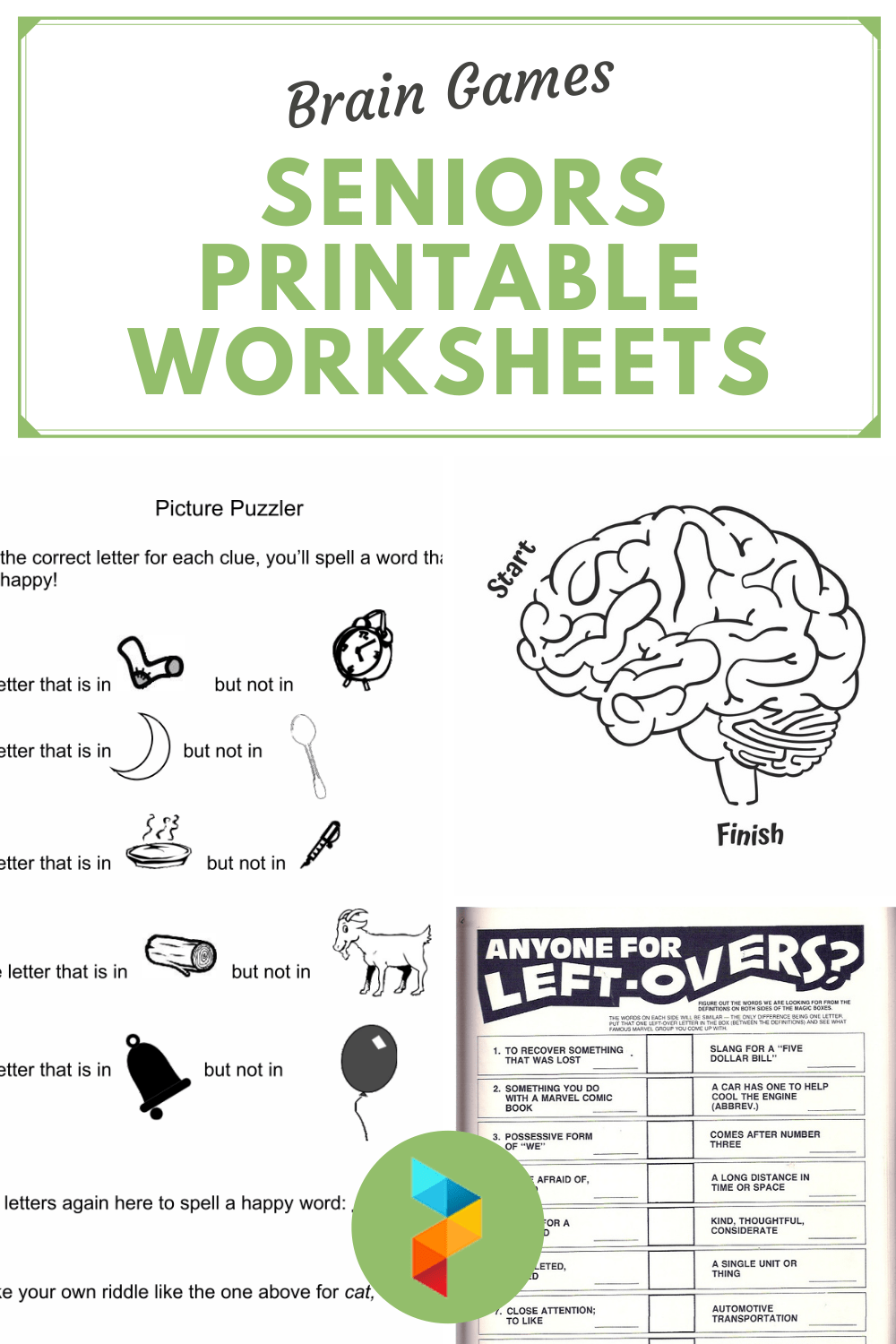 Printable Memory Activities Printable Party Favors