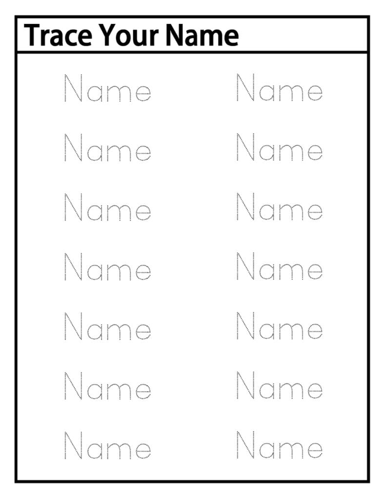 free printable name tracing worksheets free printable name tracing worksheets