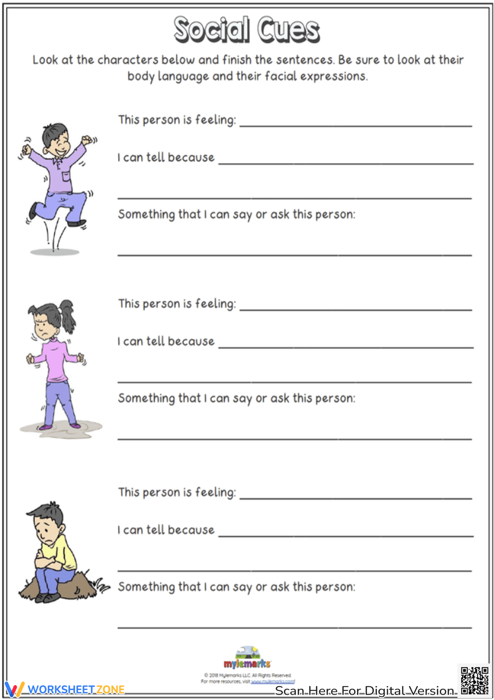 free printable behavior worksheets