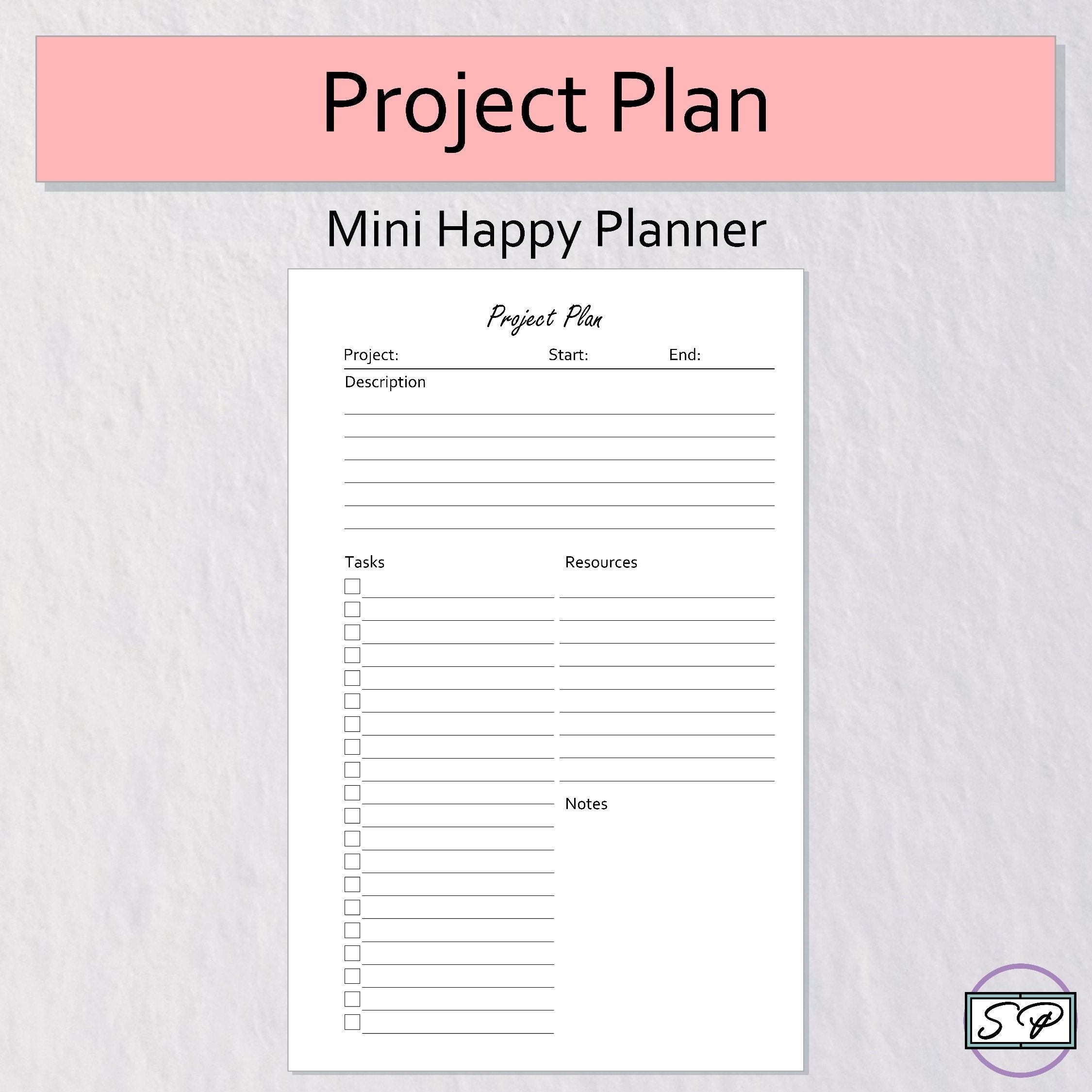 happy planner printables free mini size