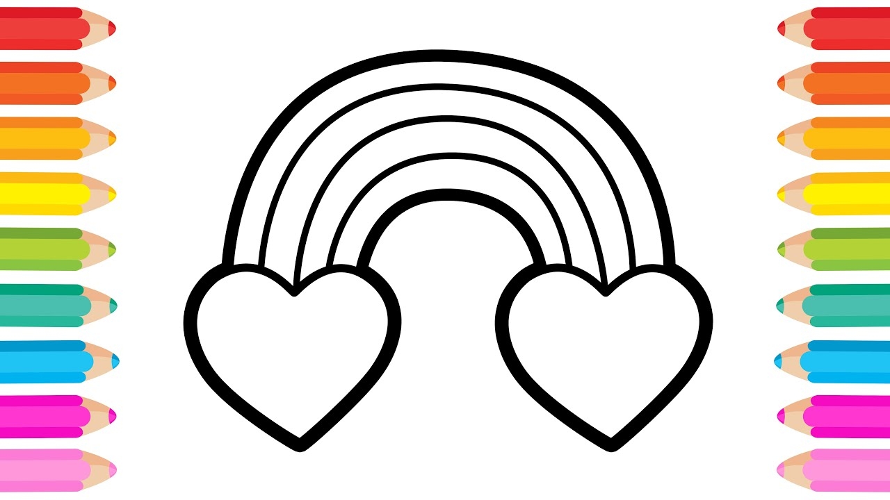 coloring sheet rainbow coloring sheet rainbow