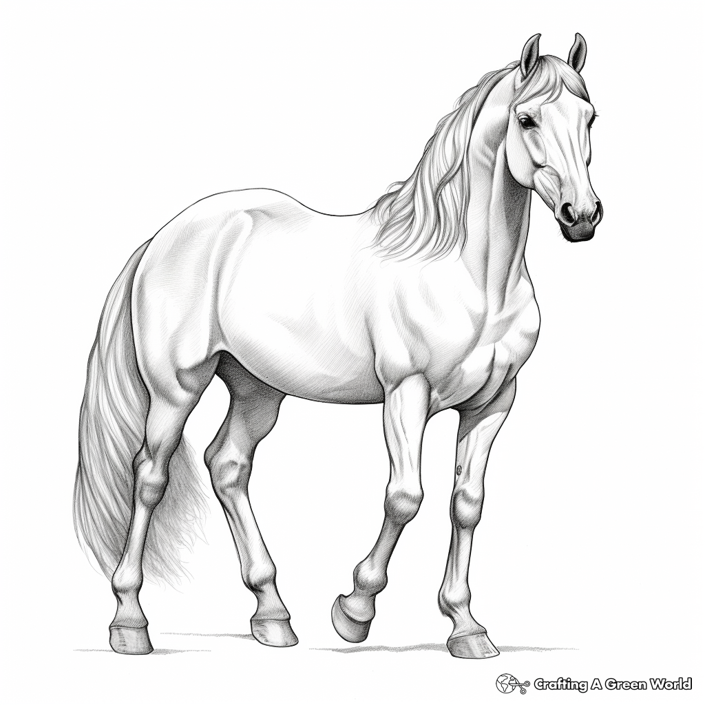 printable horse coloring pages