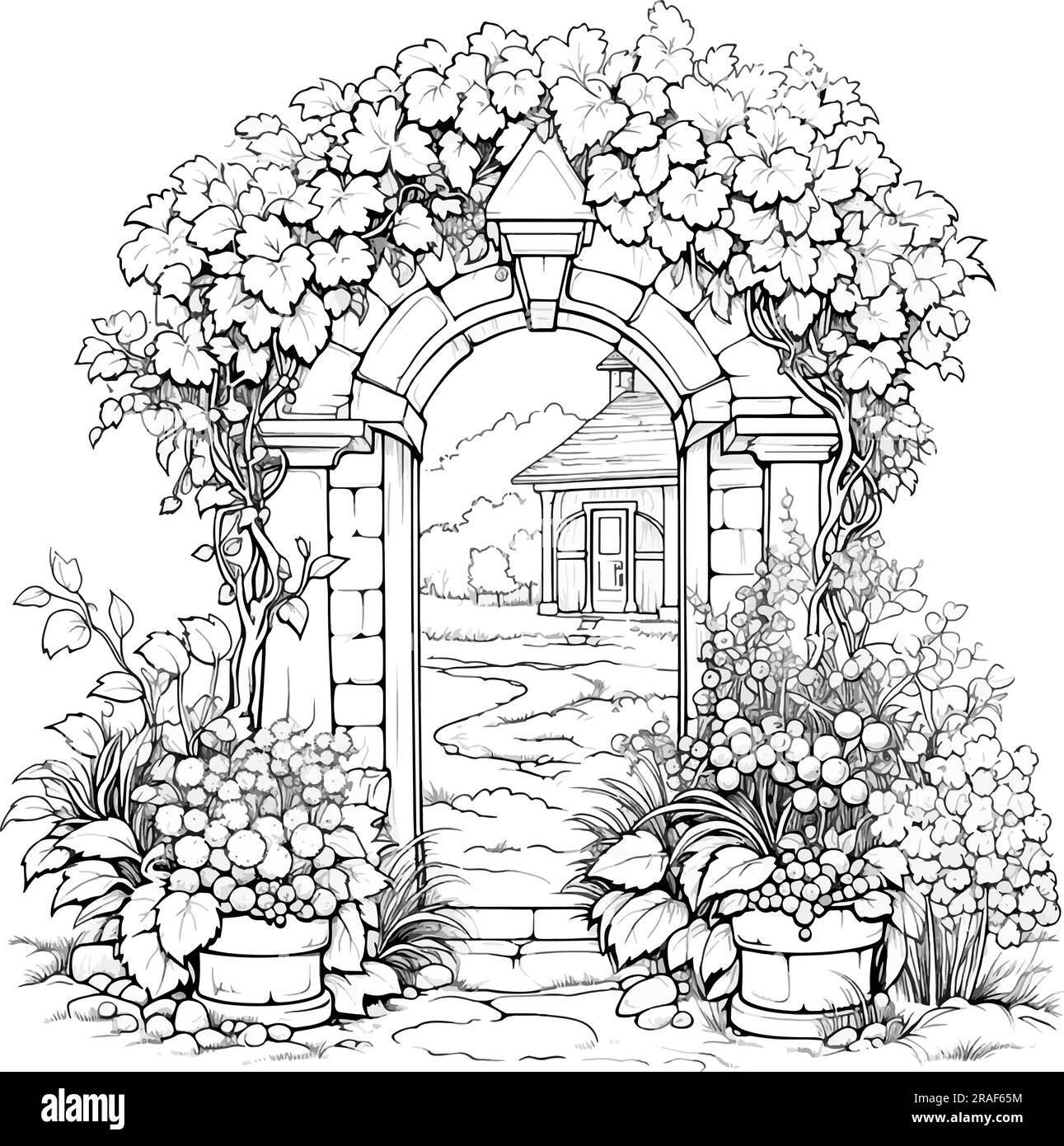 garden coloring pages