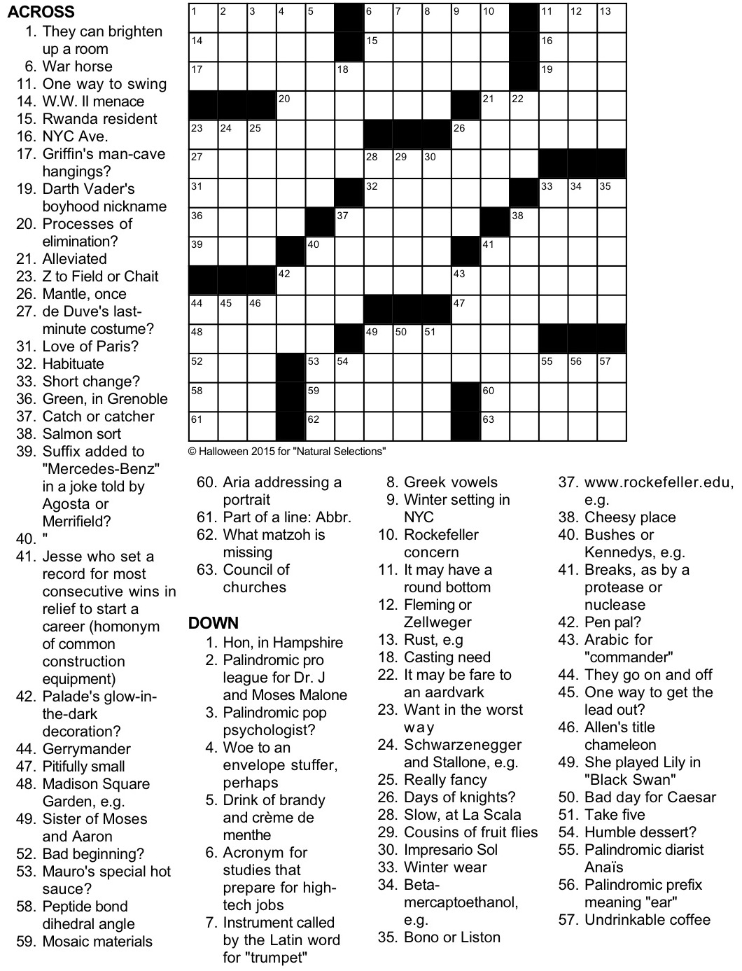 RU Ready For Halloween Crossword Puzzle RU Ready For Halloween Crossword Puzzle