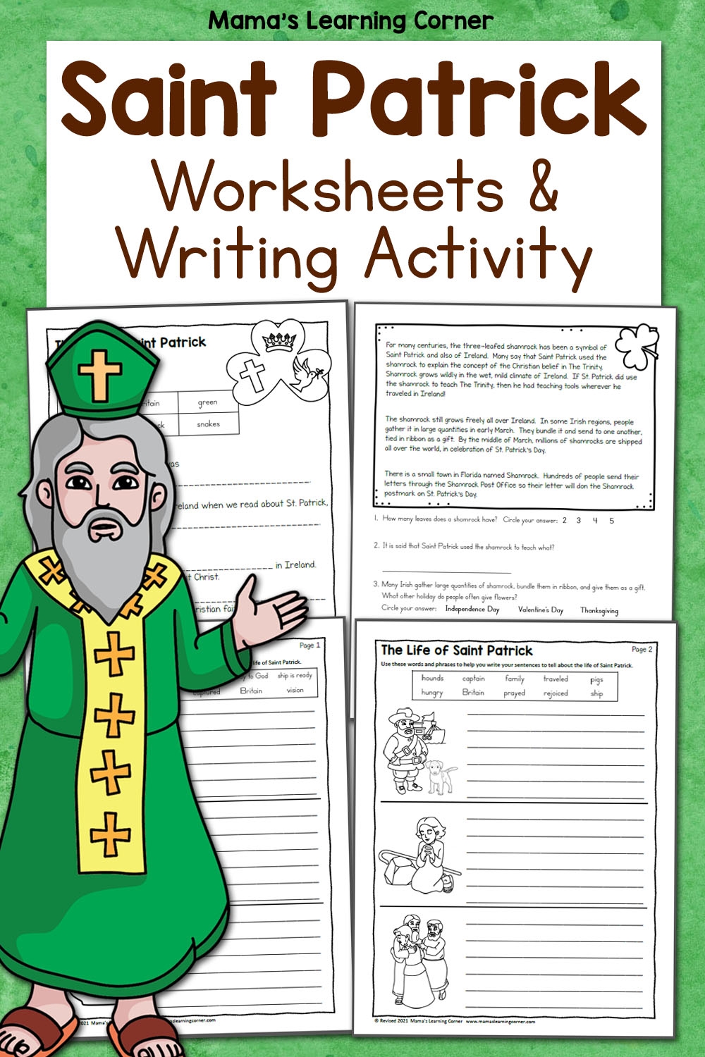 free printable st patrick's day worksheets